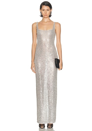 Retrofete Xiomara Dress in Grey - Grey. Size S (also in ).