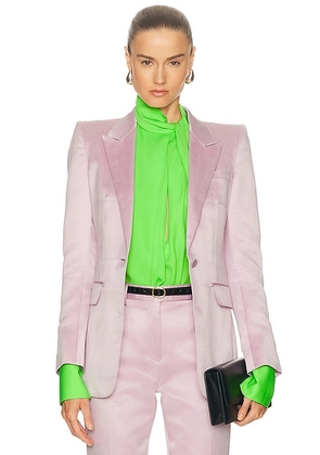 TOM FORD Duchesse Single Breasted Jacket in Orchid Pink - Pink. Size 36 (also in ).