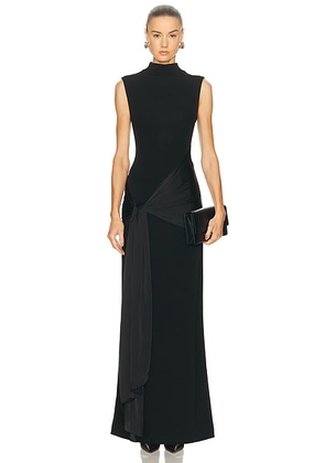 SRG Jia Dress in Black - Black. Size L (also in M, S, XL, XS, XXS).