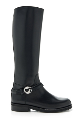 Coperni Belt Cavalier Leather Knee Boots - Moda Operandi