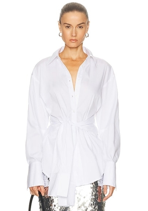 SIMONMILLER Inna Top in Macadamia - White. Size L (also in S, XS).