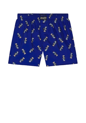 Polo Ralph Lauren Woven Boxer With Bear Print in Heritage Royal - Blue. Size L (also in M, S).