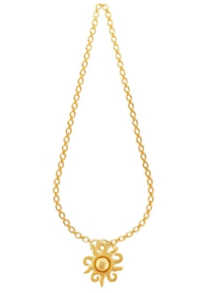 VALERE Soleil Belt in Gold - Metallic Gold. Size all.