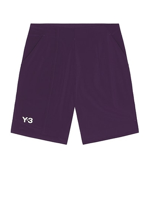 Y-3 Tennis Capsule Ergo Pro Shorts in Aurora Plum - Purple. Size L (also in ).