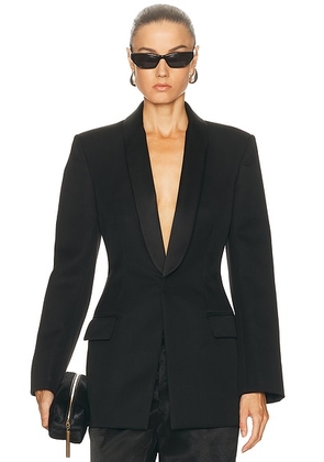 WARDROBE.NYC New Tuxedo Blazer in Black - Black. Size L (also in M, XS).