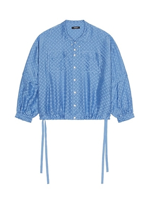 Undercover Long Sleeve Button Down Shirt in Light Blue - Blue. Size 4 (also in ).
