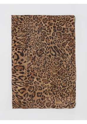 Neck Scarf TWINSET Woman color Coffee