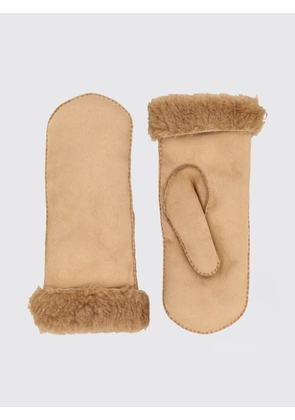 Gloves MAX MARA Woman color Brown