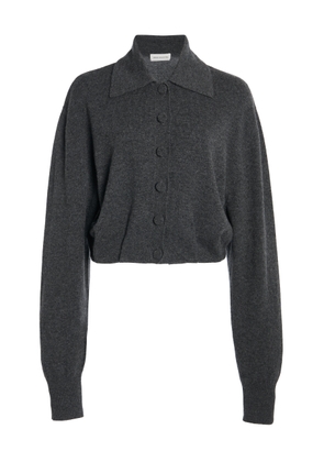 Dries Van Noten Tigre Cashmere Cropped Cardigan - Moda Operandi