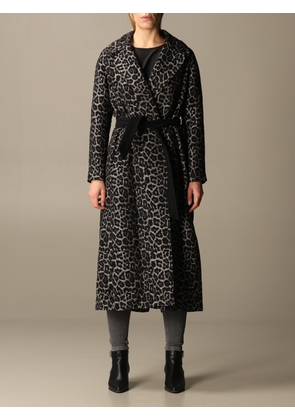 Paola coat with animalier Paltò dressing gown
