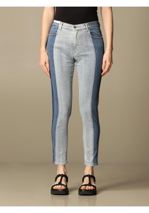 Pt jeans in two-tone denim