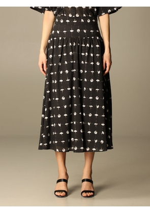 Alysi skirt in floral patterned fabric