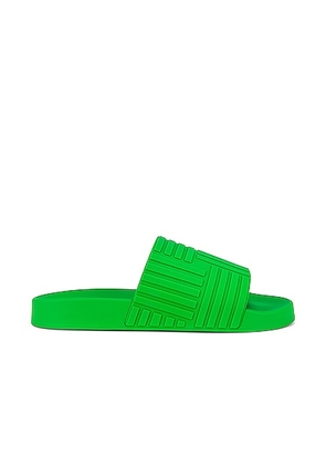 Bottega Veneta Slider Sandal in Parakeet - Green. Size 41 (also in ).