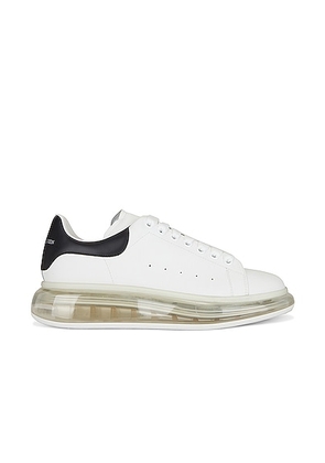 McQueen Oversized Sneaker in White & Black - White. Size 44 (also in ).