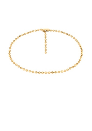 Bottega Veneta Round Metal Chain Belt in Oro - Metallic Gold. Size all.