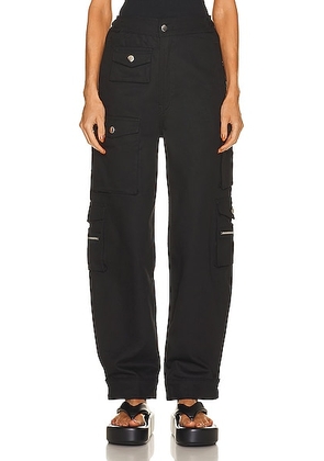 EB Denim Cargo Pants in Black - Black. Size M (also in L).