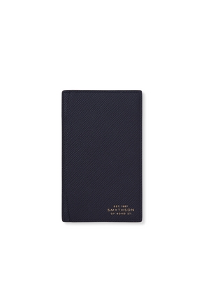 Smythson Pocket Memo In Panama In Navy