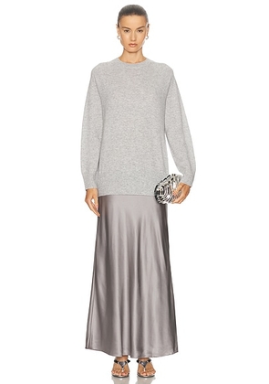 Christopher Esber Monument Long Dress in Slate Grey - Grey. Size XL (also in ).