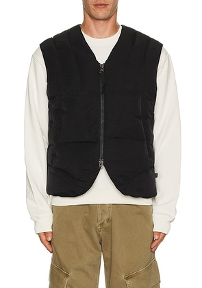 ALPHA INDUSTRIES Insulated Vest in Black - Black. Size L (also in ).
