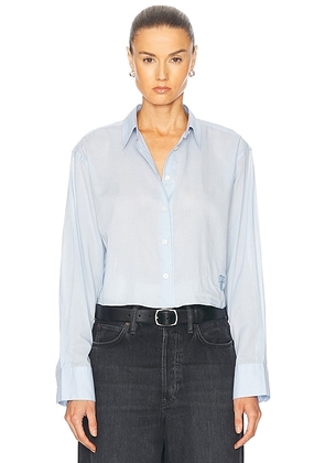 Acne Studios Satai Shirt in Baby Blue - Blue. Size 34 (also in 38, 40, 42).