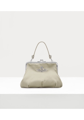 Vivienne Westwood Granny Frame Purse Raso Seta 402-silver-silver-hardware One Size Unisex