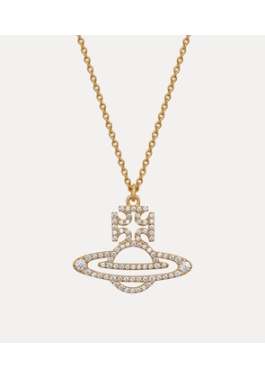 Vivienne Westwood Trudy Pendant Necklace Gold Silver / Cubic Zirconia Women