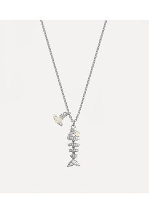 Vivienne Westwood Lyall Pendant Necklace Silver Silver / Cubic Zirconia / Opal Women