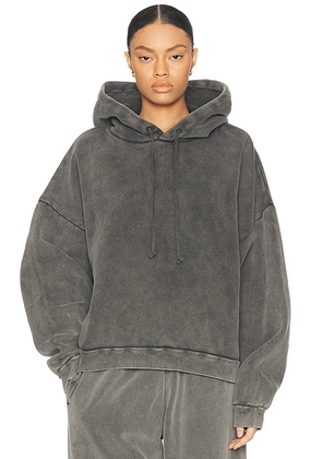 Acne Studios Fester Hoodie in Faded Black - Black. Size XS (also in ).