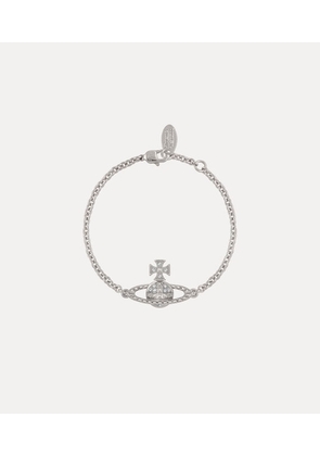 Vivienne Westwood Mayfair Bas Relief Bracelet Rhodium-crystal-crystal Rhodium-crystal-crystal Women