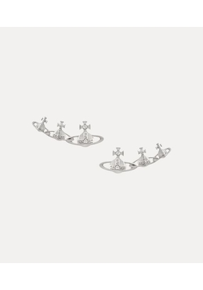 Vivienne Westwood Candy Earrings Silver Cubic Zirconia Women