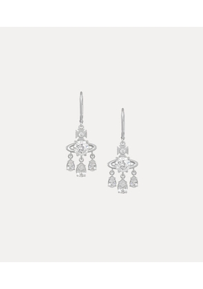 Vivienne Westwood Joaquina Earrings Silverwhitecz Brass Women