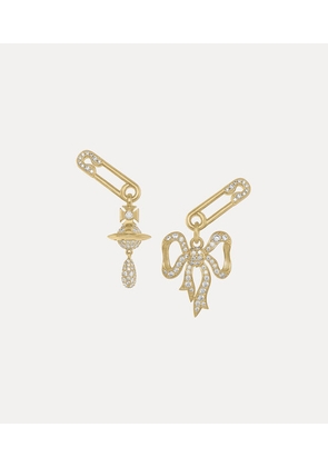 Vivienne Westwood Lilith Earrings Gold Cubic Zirconia Women