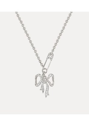 Vivienne Westwood Lilith Pendant Necklace Silver Cubic Zirconia Women
