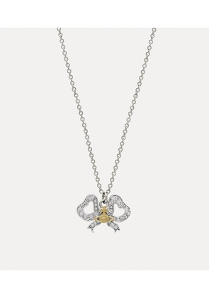 Vivienne Westwood Rigoberta Pendant Necklace Platinum-gold-white-crystal Platinum-gold-white-crystal Women