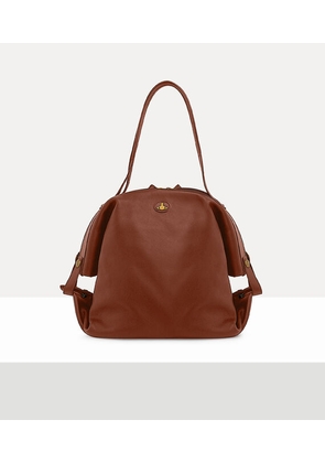 Vivienne Westwood Mara Large Holdall Aniline Leather Camel