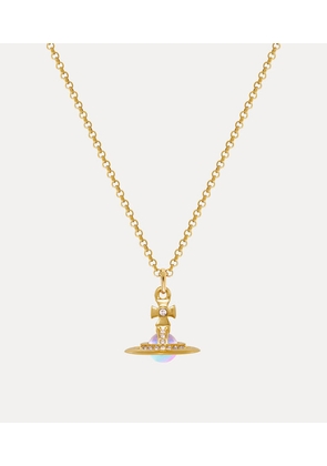 Vivienne Westwood New Petite Orb Pendant Necklace Gold-light-gold-quartz-crystal-pink-ab-cz Gold-light-gold-quartz-crystal-pink-ab-cz Women
