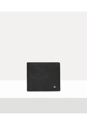 Vivienne Westwood Bifold Wallet Tangled Orb Leather Black One Size Men