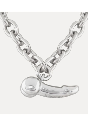 Vivienne Westwood Penis Necklace Silver Unisex