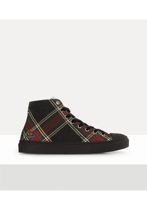 Vivienne Westwood High Top Plimsoll Printed Canvas Chelsea-tartan 9-43 Men