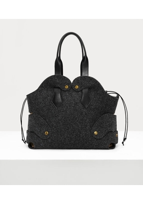 Vivienne Westwood Wilma Large Tote Felt Grey