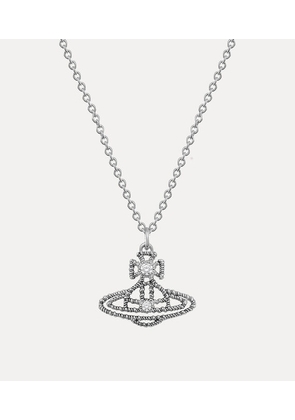 Vivienne Westwood Coretta Pendant Necklace Antique-platinum-white-cz Antique-platinum-white-cz Women