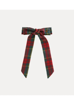 Vivienne Westwood Flyes Hair Clip Rtw Tartan Printed Scarlet-tartan  Women