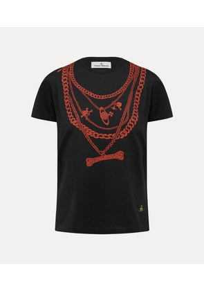 Vivienne Westwood Chain Peru T-shirt Cotton Black S Unisex