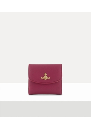 Vivienne Westwood Small Wallet Faux Leather -Red-3d-orb One Size Women