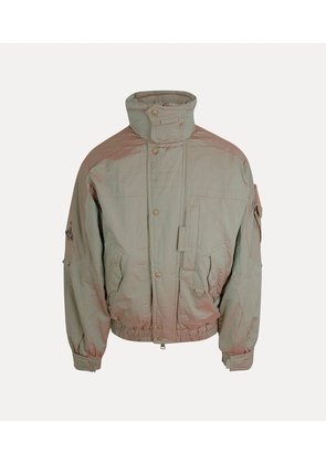 Vivienne Westwood Nevada Bomber Cangiante Gabardine Sage-green 50 Men