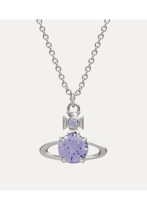 Vivienne Westwood Reina Large Pendant Necklace Platinum-light-lavender-cz Platinum-light-lavender-cz Women
