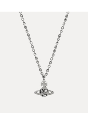 Vivienne Westwood Man. Crispin Pendant Necklace Platinum Silver Men