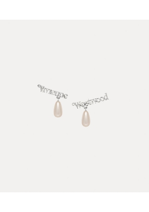 Vivienne Westwood Amelia Earrings Silver Glass Pearls Women