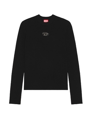 Diesel Zackary Round Neck Sweater in Black - Black. Size XL/1X (also in ).