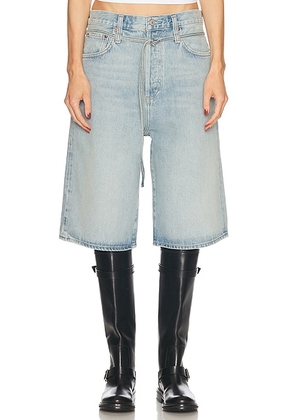 AGOLDE Emmi Short in Replica - Blue. Size 24 (also in ).